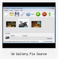 3d Gallery Fla Source Newspaper Photo Slideshow Flash