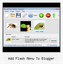 Add Flash Menu To Blogger Flash Thumbnail Gallery Drupal Web Links
