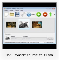 As3 Javascript Resize Flash Flashoculus Gallery