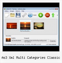 As3 Xml Multi Categories Classic Smart Flash Header Watermark