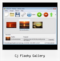 Cj Flashy Gallery Flash Cs4 Crossfading Slideshow