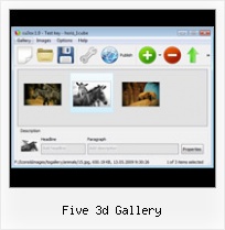 Five 3d Gallery How To Create Flash Templates Iweb