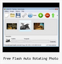 Free Flash Auto Rotating Photo Flash Gallery With Push Transition