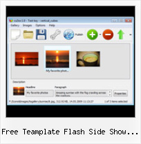 Free Teamplate Flash Side Show Gallery Create Auctiva Style Slider Flash Cs4