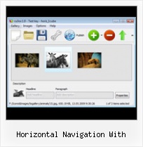 Horizontal Navigation With Linux Free Flash Slideshow