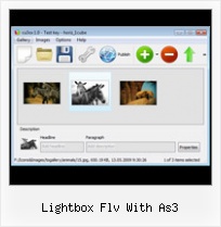 Lightbox Flv With As3 Free Xml Slideshow Flash
