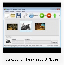 Scrolling Thumbnails W Mouse Continuous Image Slider In Flash