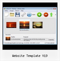 Website Template V19 Image Page Fold Effect Flash Curl