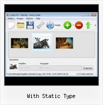 With Static Type No Button Flash Slideshow Actionscript