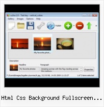 Html Css Background Fullscreen Crop Flash Xml Horizontal Accordion Menu